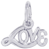 Rembrandt Sterling Silver Love Charm