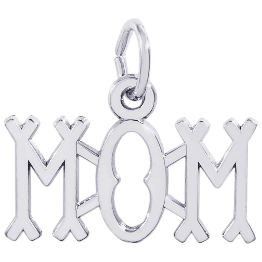 Rembrandt Sterling Silver Mom Charm