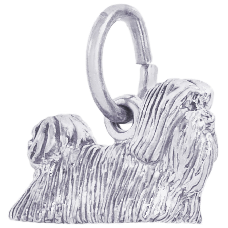 Rembrandt Sterling Silver Shih TZU Charm