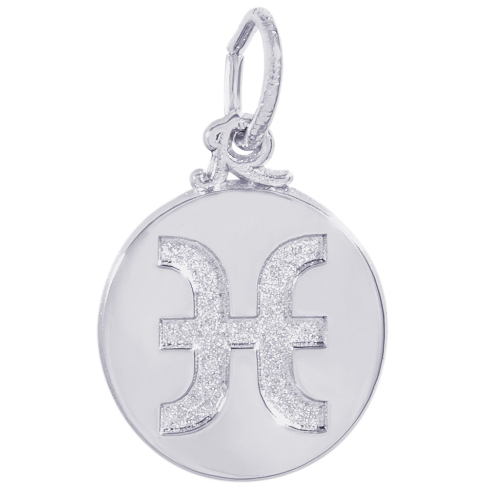 Rembrandt Sterling Silver Pisces Charm