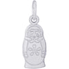 Rembrandt Sterling Silver Matryoshka Doll 2 Sided Charm