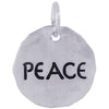 Rembrandt Sterling Silver Peace Charm Tag Charm