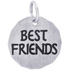 Rembrandt Sterling Silver Best Fiends Charm Tag Charm