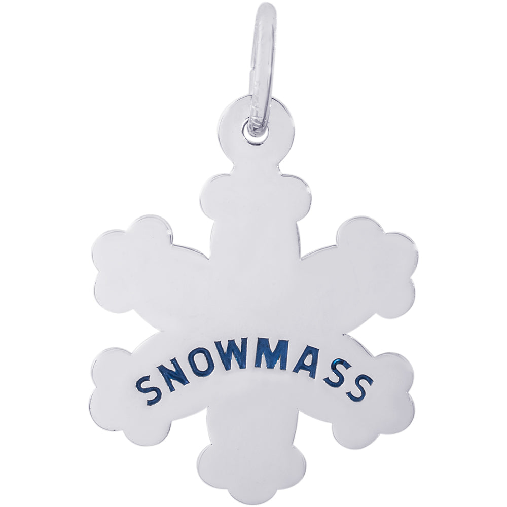 Rembrandt Sterling Silver Snowmass Snowflakes Charm