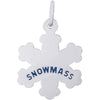 Rembrandt Sterling Silver Snowmass Snowflakes Charm